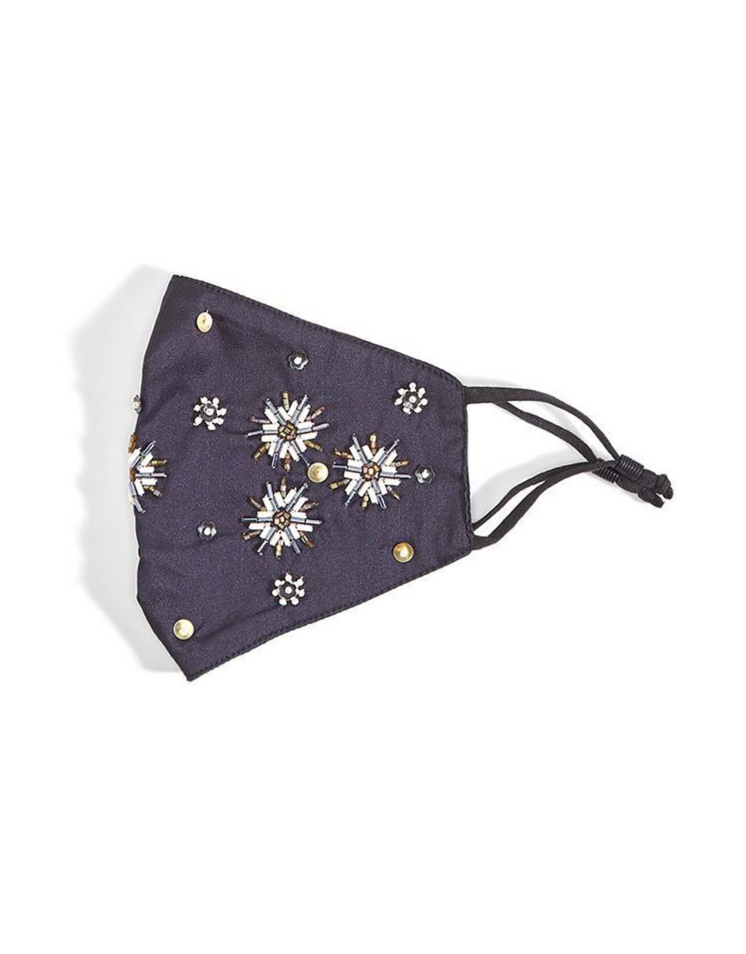 3 LAYER CRYSTAL EMBELLISHED FACE COVER - Kingfisher Road - Online Boutique