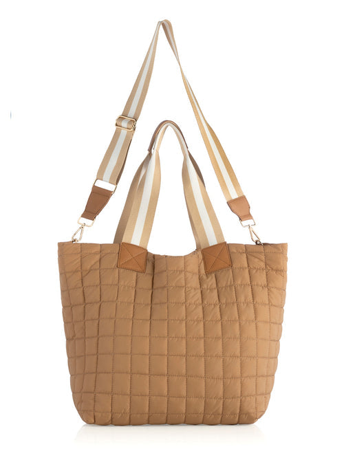 EZRA TRAVEL TOTE-TAN - Kingfisher Road - Online Boutique