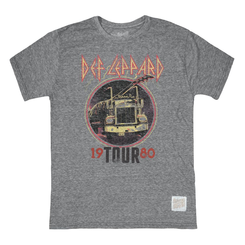 DEF LEPPARD TEE - GREY - Kingfisher Road - Online Boutique