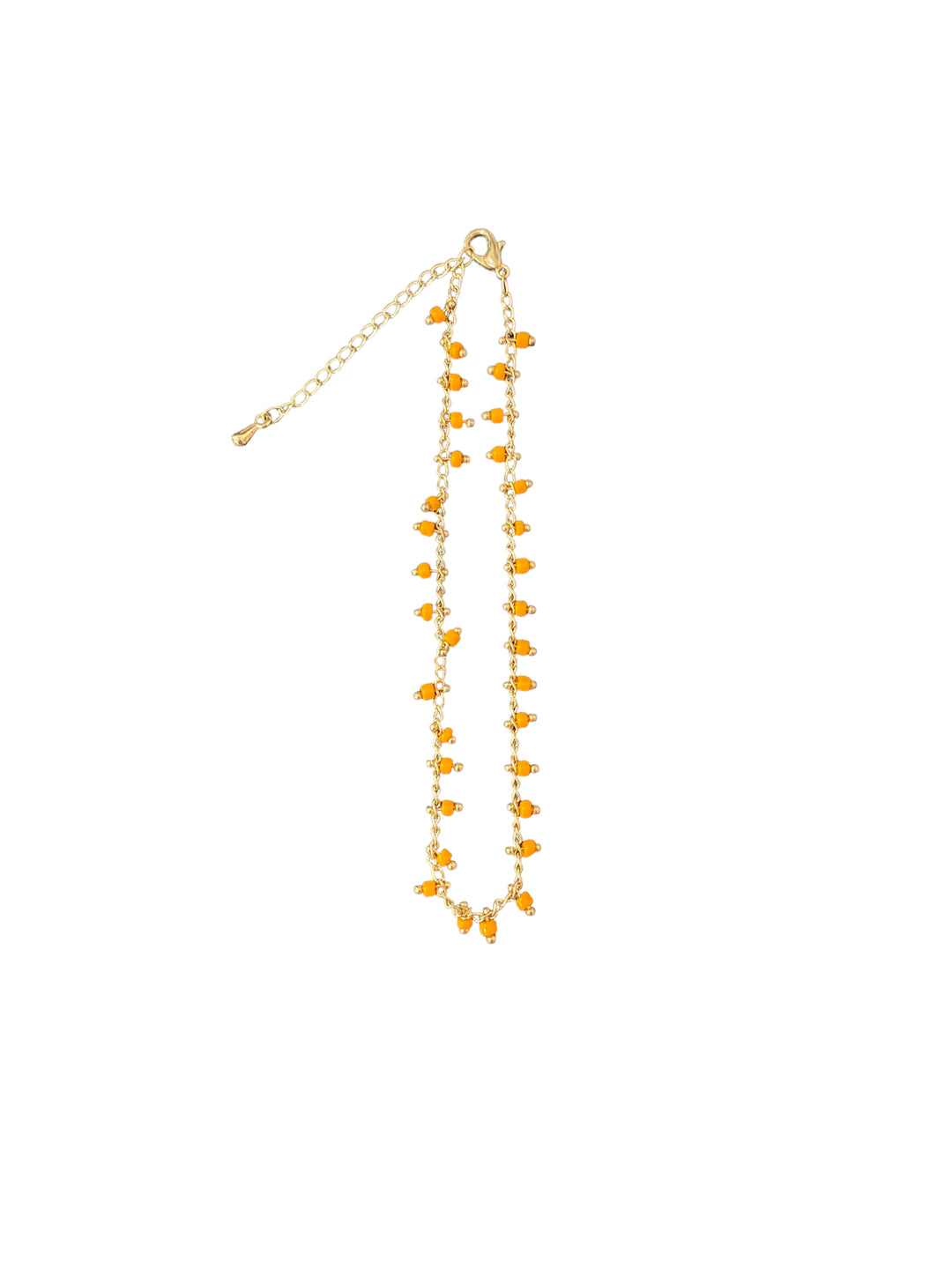 ADJUSTABLE DANGLE BEADED ANKLET - Kingfisher Road - Online Boutique