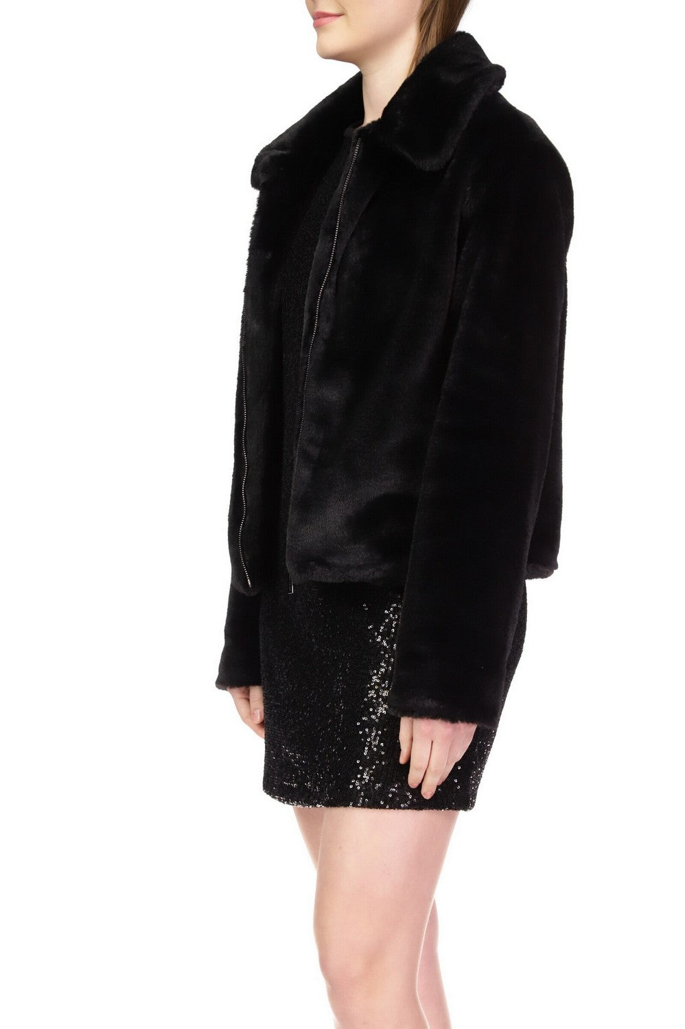 GOING OUT FUR COAT - BLACK - Kingfisher Road - Online Boutique