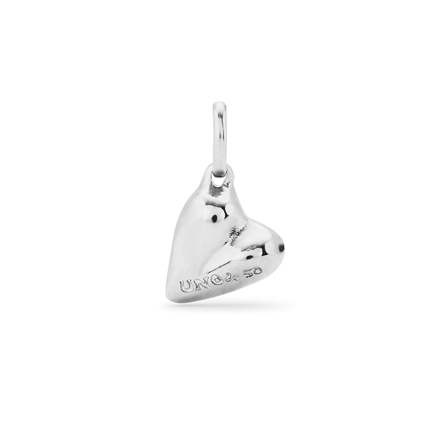 CHARM HEART-SILVER - Kingfisher Road - Online Boutique