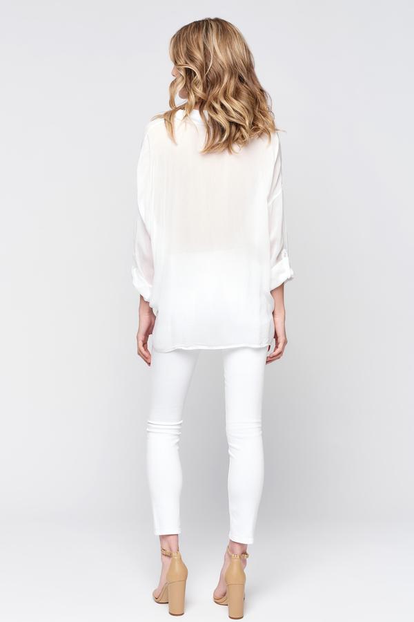 CLASSIC CARGO POCKET TOP - OPTIC WHITE - Kingfisher Road - Online Boutique