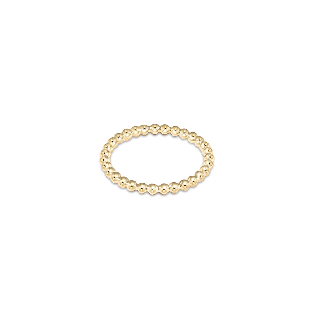 2MM CLASSIC GOLD BEAD RING - Kingfisher Road - Online Boutique