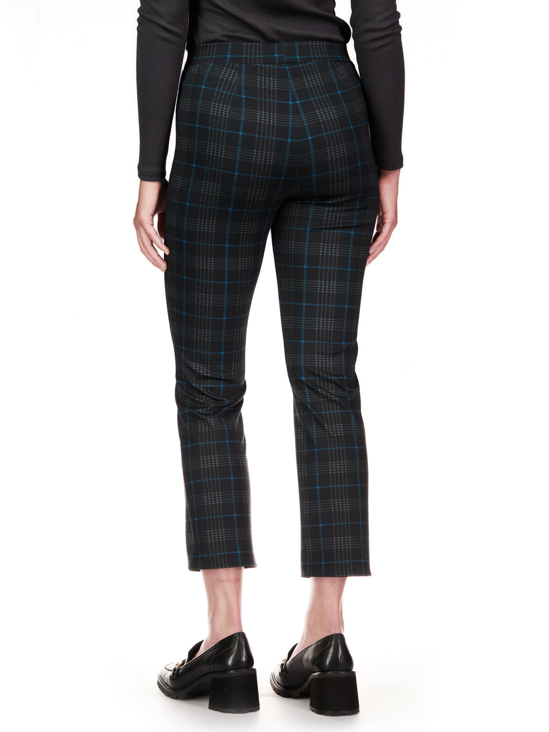 CARNABY KICK CROP - BLUE MOON PLAID - Kingfisher Road - Online Boutique