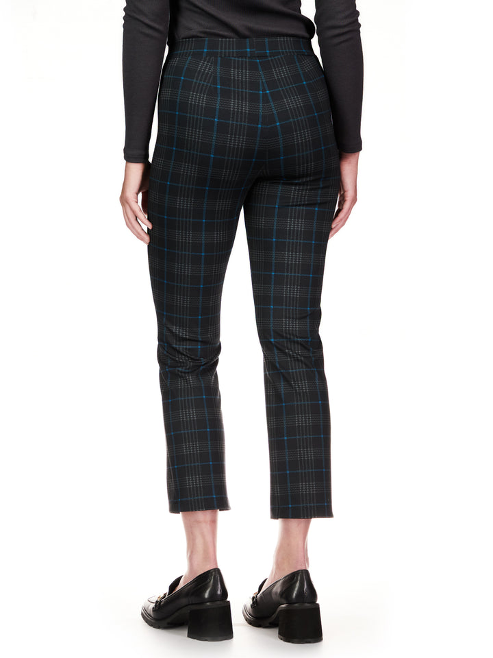 CARNABY KICK CROP - BLUE MOON PLAID - Kingfisher Road - Online Boutique
