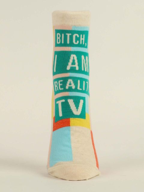 BITCH, I AM REALITY TV ANKLE  SOCKS - Kingfisher Road - Online Boutique