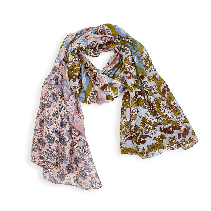 LIGHTWEIGHT PRINT SCARF - Kingfisher Road - Online Boutique