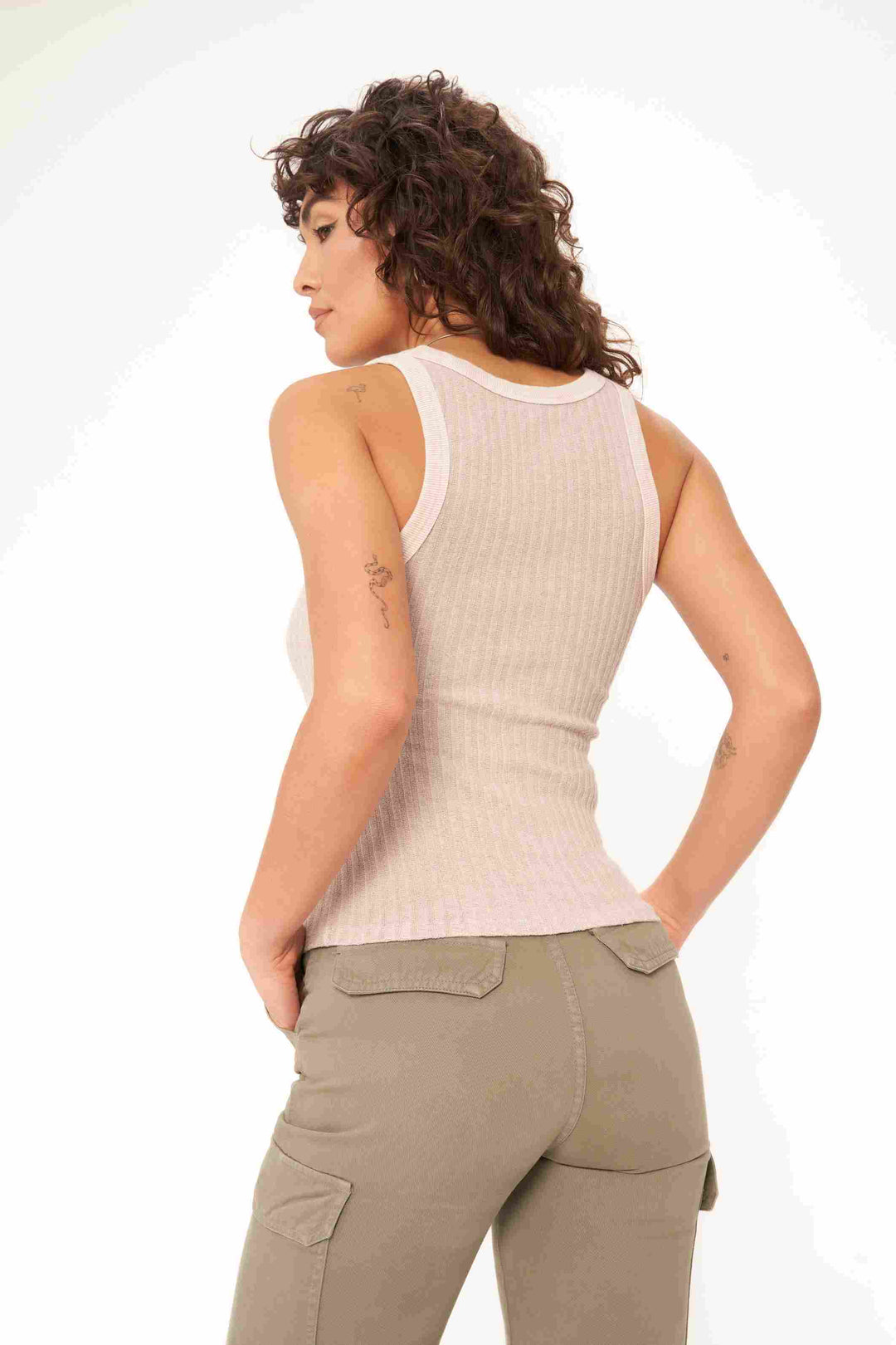 COOPER SWEATER RIB TANK - MW AUTUMN MINK - Kingfisher Road - Online Boutique