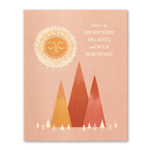 "Here's To Adventures" Birthday Card - Kingfisher Road - Online Boutique