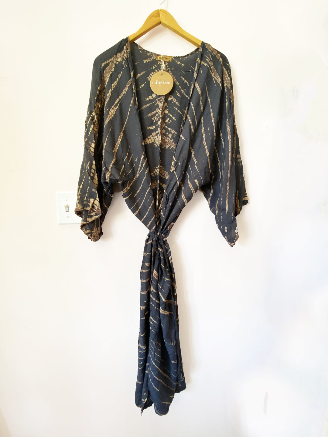Grey Ruay Kimono Robe - Kingfisher Road - Online Boutique