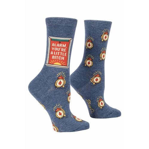 Alarm, You're A Little Bitch Crew Socks - Kingfisher Road - Online Boutique