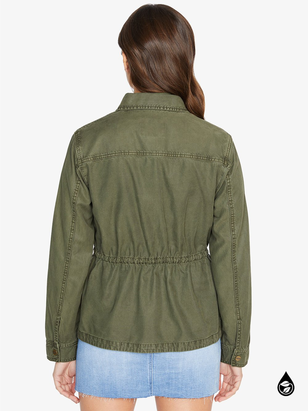 Liberty Military Jacket Army Green - Kingfisher Road - Online Boutique