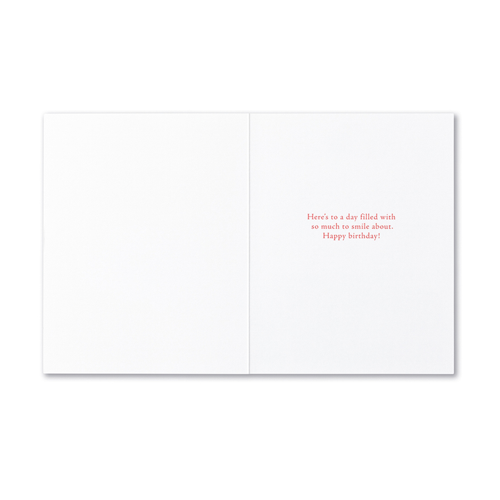 "...I've got nothing to do today but smile." Birthday Card - Kingfisher Road - Online Boutique