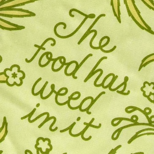 Food Has Weed In It Oven Mitt - Kingfisher Road - Online Boutique