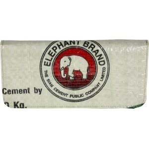 Recycled Cement Long Wallet - Elephant - Kingfisher Road - Online Boutique