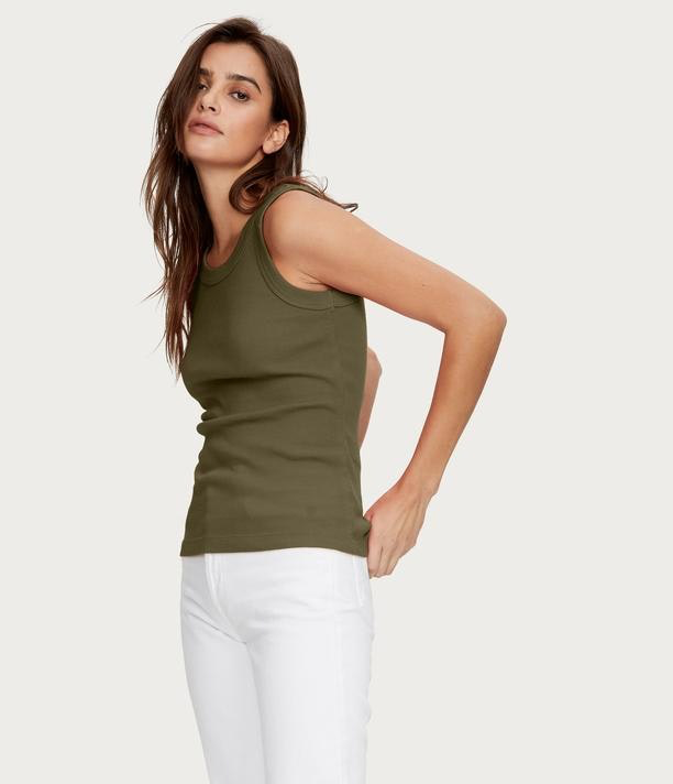 Paloma Tank - Olive - Kingfisher Road - Online Boutique