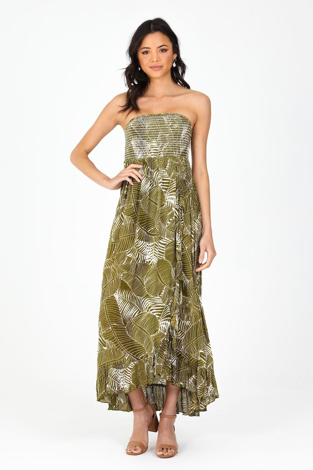 Modesto Dress - Leaf - Kingfisher Road - Online Boutique