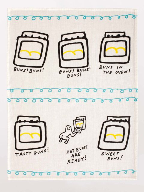 Hot Buns Are Ready Dish Towel - Kingfisher Road - Online Boutique