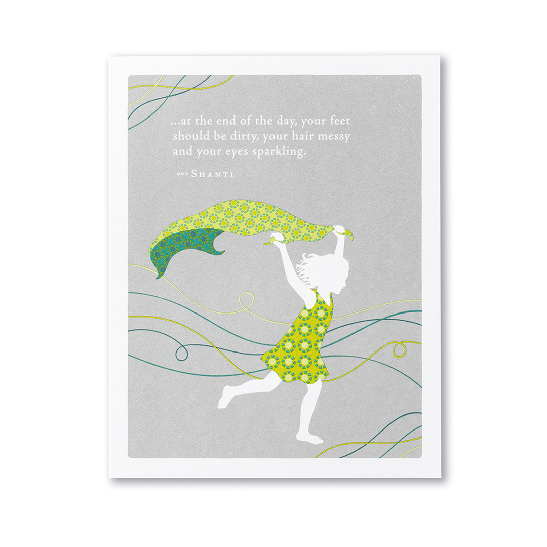 "...At The End Of The Day Your Feet..." Birthday Card - Kingfisher Road - Online Boutique