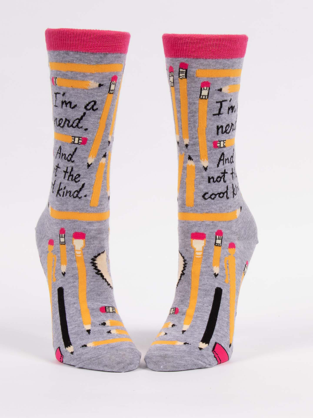 I Am A Nerd Women's Crew Socks - Kingfisher Road - Online Boutique