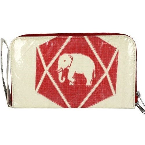 Recycled Cement Travel Wallet - Elephant - Kingfisher Road - Online Boutique