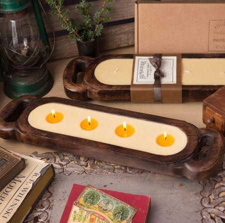 Sunlight In The Forest Medium Wood Tray - Kingfisher Road - Online Boutique