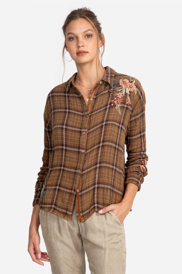 Marlie Boxy Shirt - Kingfisher Road - Online Boutique