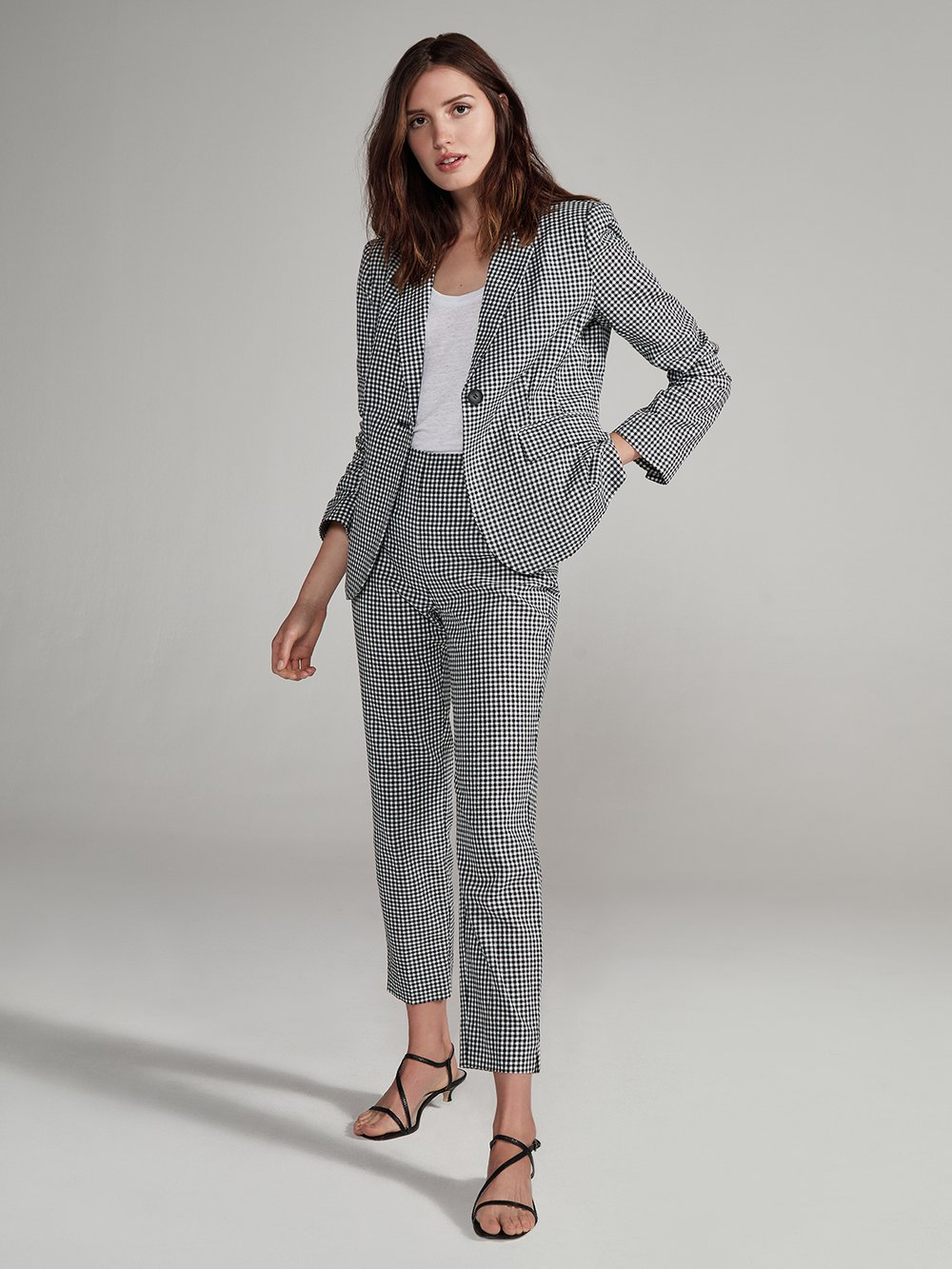The Agent Pant Micro Check - Kingfisher Road - Online Boutique