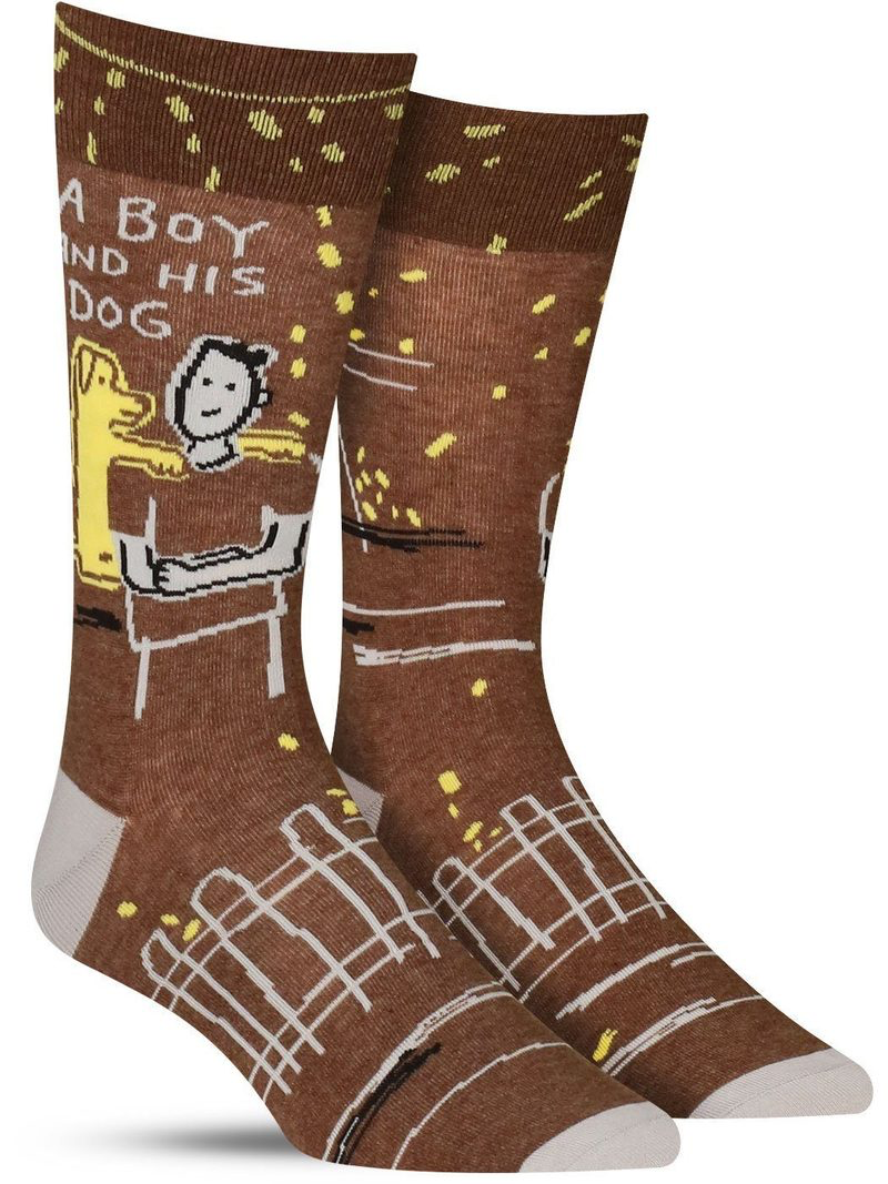A Boy and His Dog Men's Socks - Kingfisher Road - Online Boutique