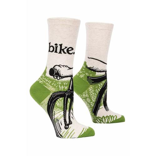 Bike Path Women's Crew Socks - Kingfisher Road - Online Boutique