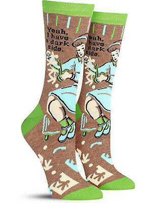 I Have A Dark Side Women's Crew Socks - Kingfisher Road - Online Boutique