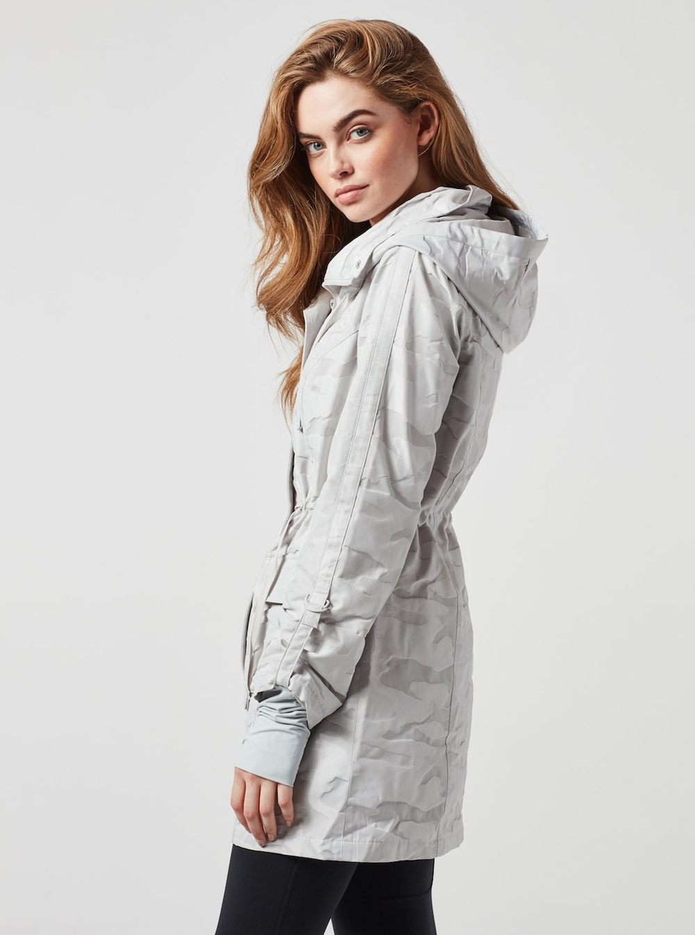 Camo Anorak In Light Grey - Kingfisher Road - Online Boutique