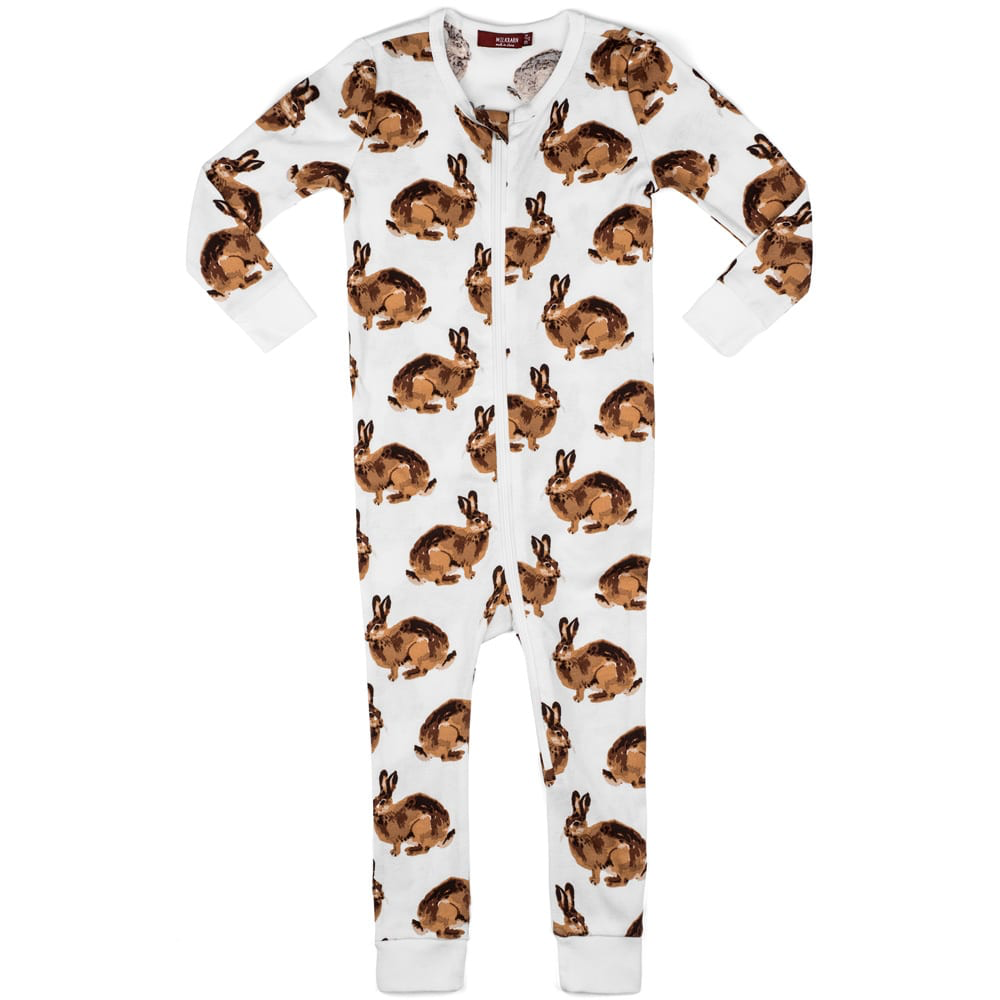 Bunny Zipper Pajamas - Kingfisher Road - Online Boutique