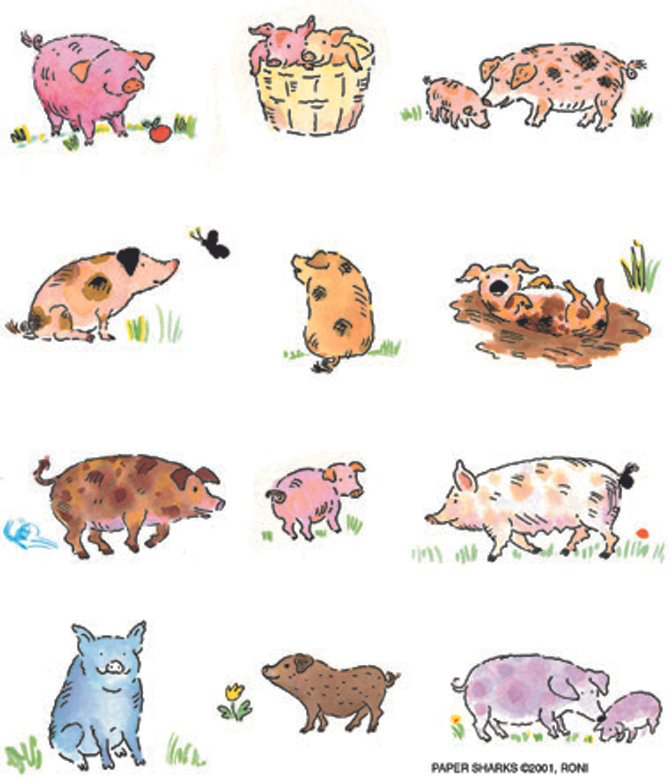 Pigs Dish Towel - Kingfisher Road - Online Boutique