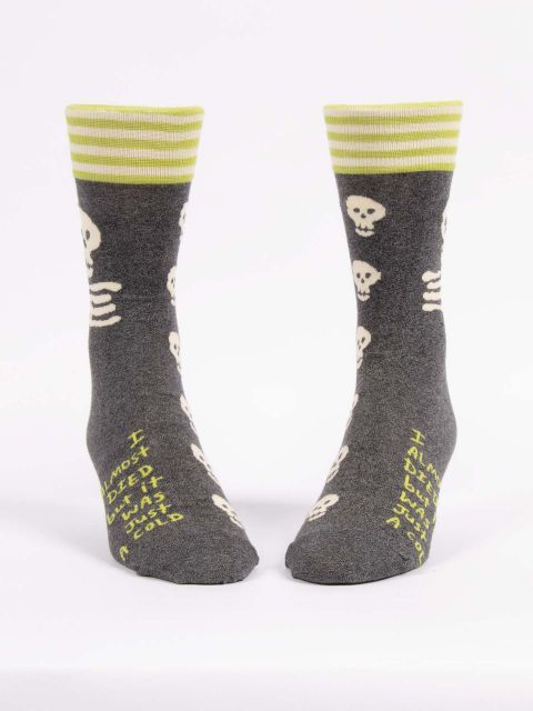 I Almost Died Men's Crew Socks - Kingfisher Road - Online Boutique