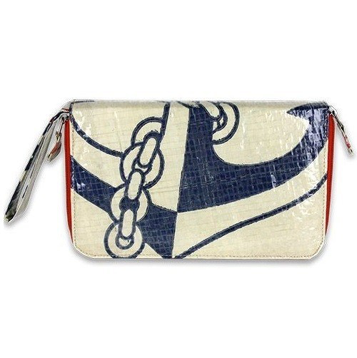 Recycled Cement Travel Wallet - Anchor - Kingfisher Road - Online Boutique