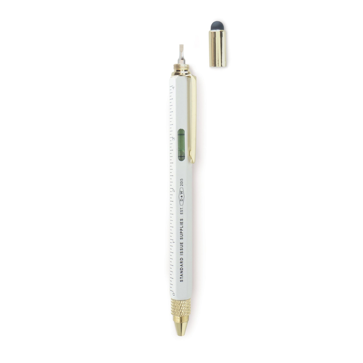 Cream Standard Issue Multi-Tool Pen - Kingfisher Road - Online Boutique