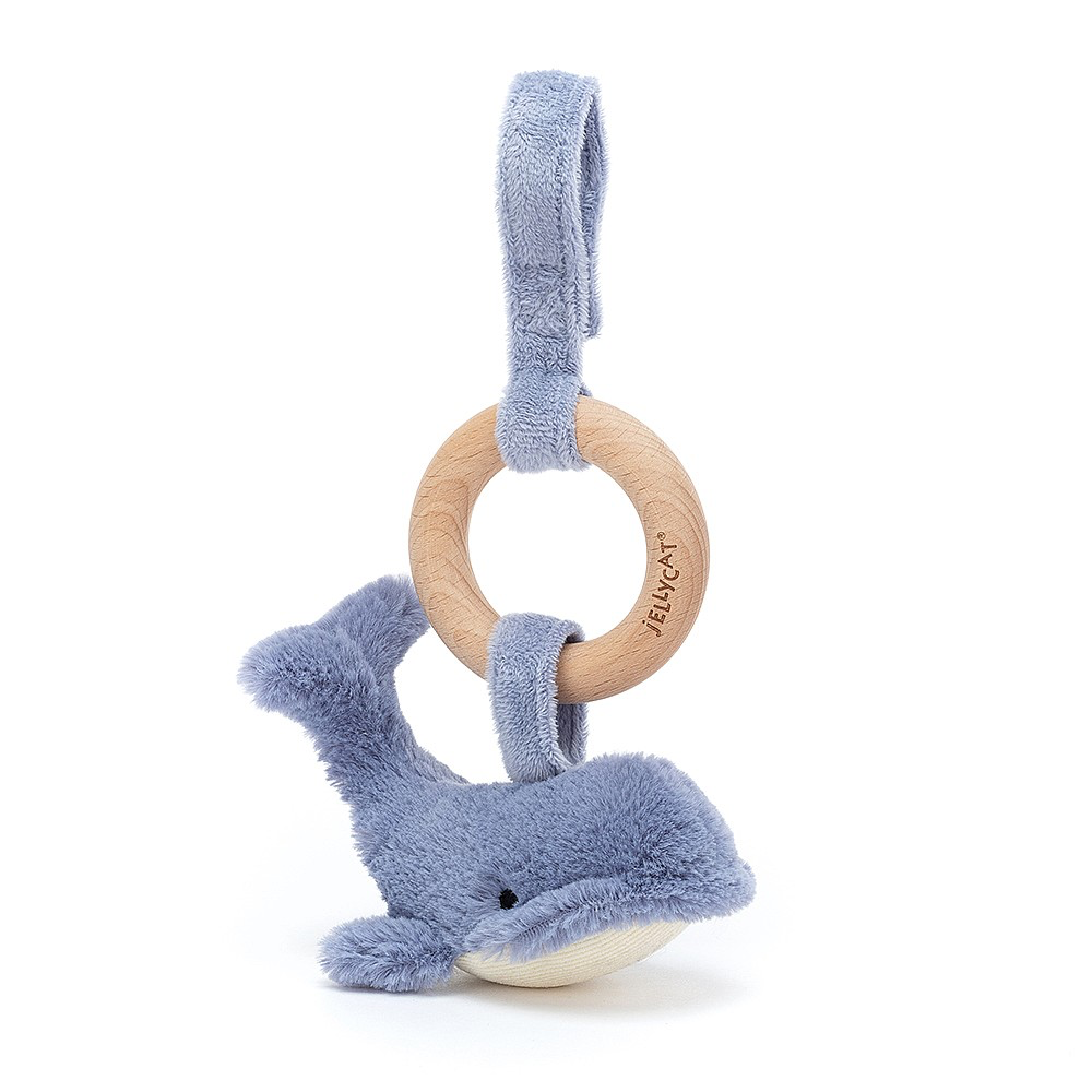 Whale Wooden Ring Toy