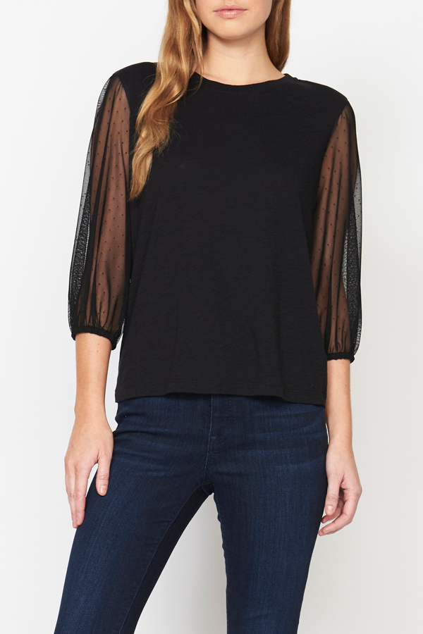 Mesh Mix Tee - Kingfisher Road - Online Boutique