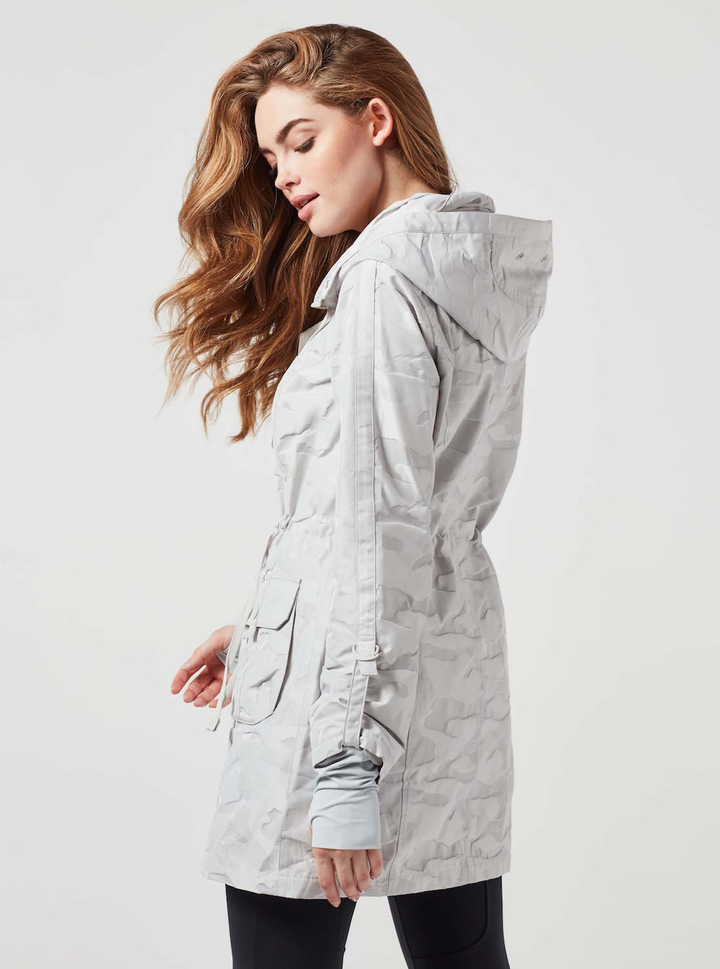 Camo Anorak In Light Grey - Kingfisher Road - Online Boutique