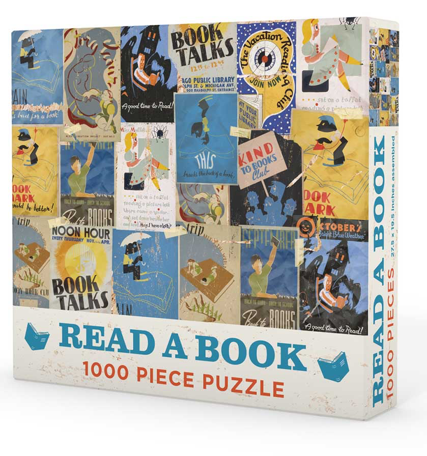 Read A Book Puzzle - Kingfisher Road - Online Boutique