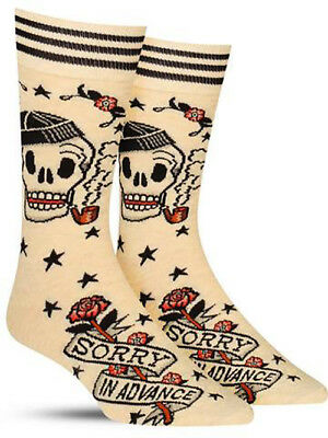 Sorry In Advance Men's Crew Socks - Kingfisher Road - Online Boutique