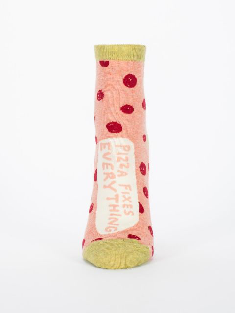 Pizza Fixes Everything Women's Ankle Socks - Kingfisher Road - Online Boutique