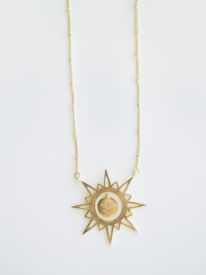 Ethereal Drop Necklace Gold - Kingfisher Road - Online Boutique