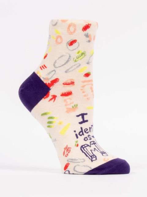 I Identify As Me Women's Ankle Socks - Kingfisher Road - Online Boutique