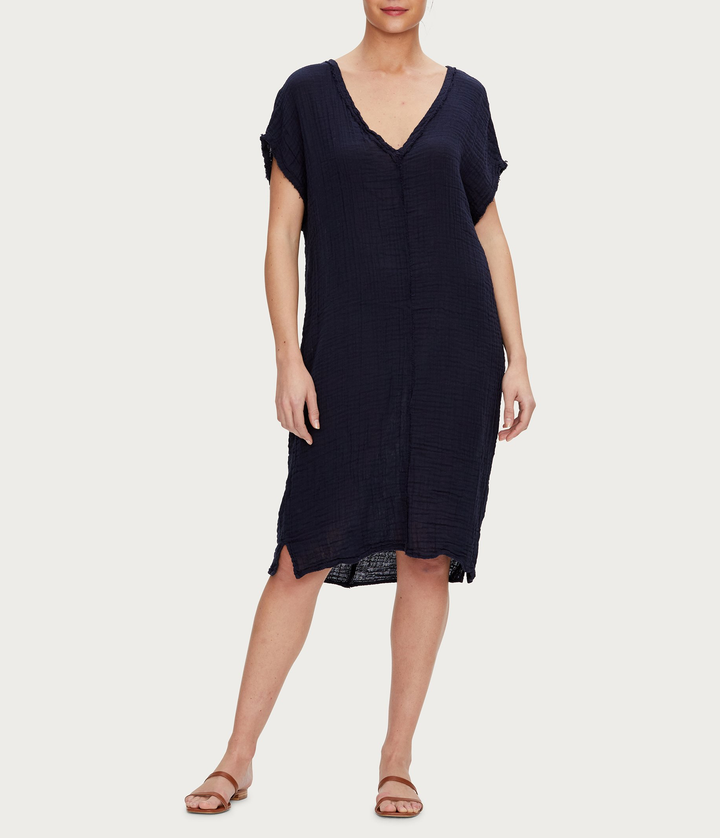 Louie Short Sleeve Dress - Black - Kingfisher Road - Online Boutique