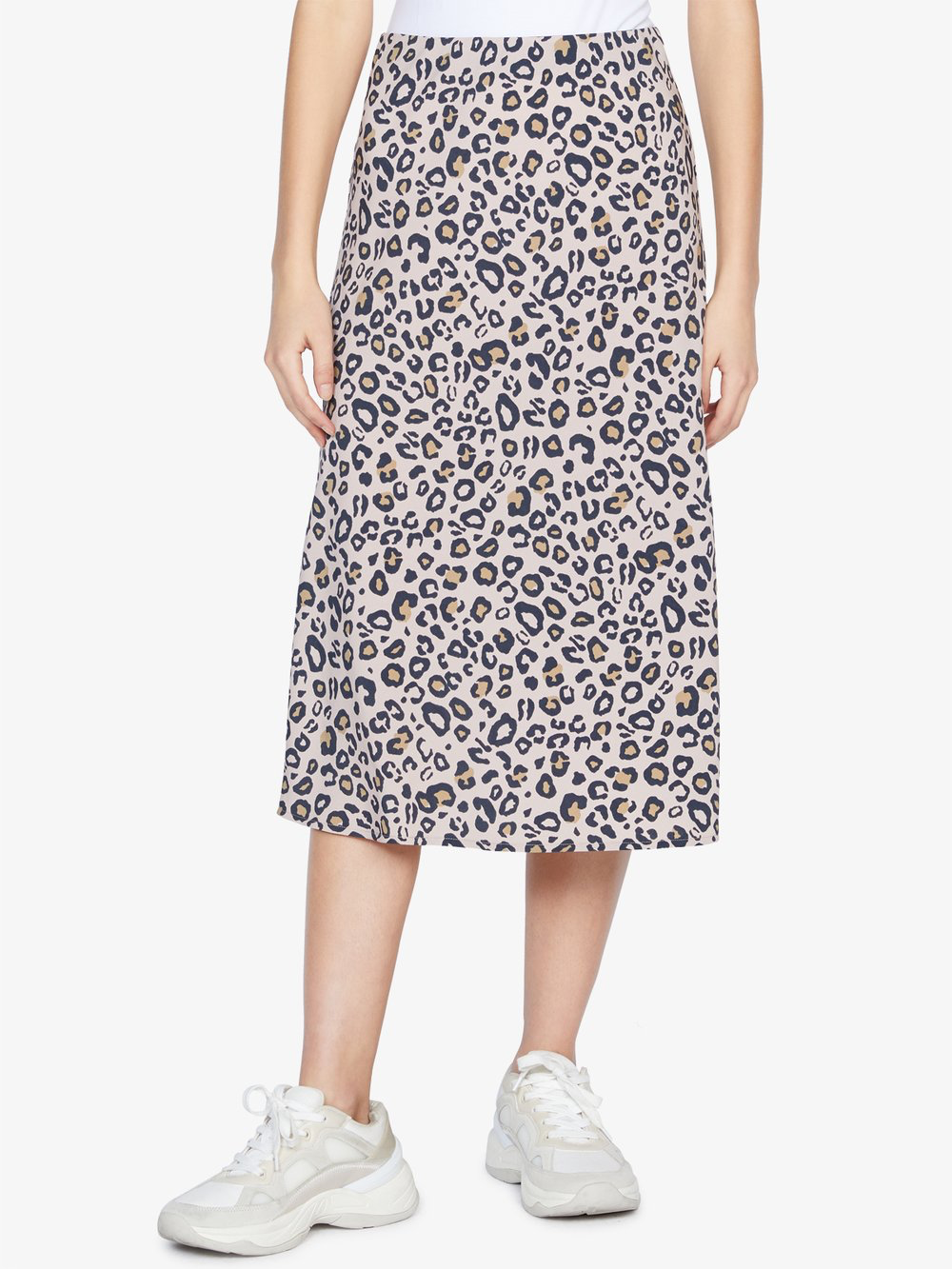 Everyday Midi Skirt Taupe Spots - Kingfisher Road - Online Boutique