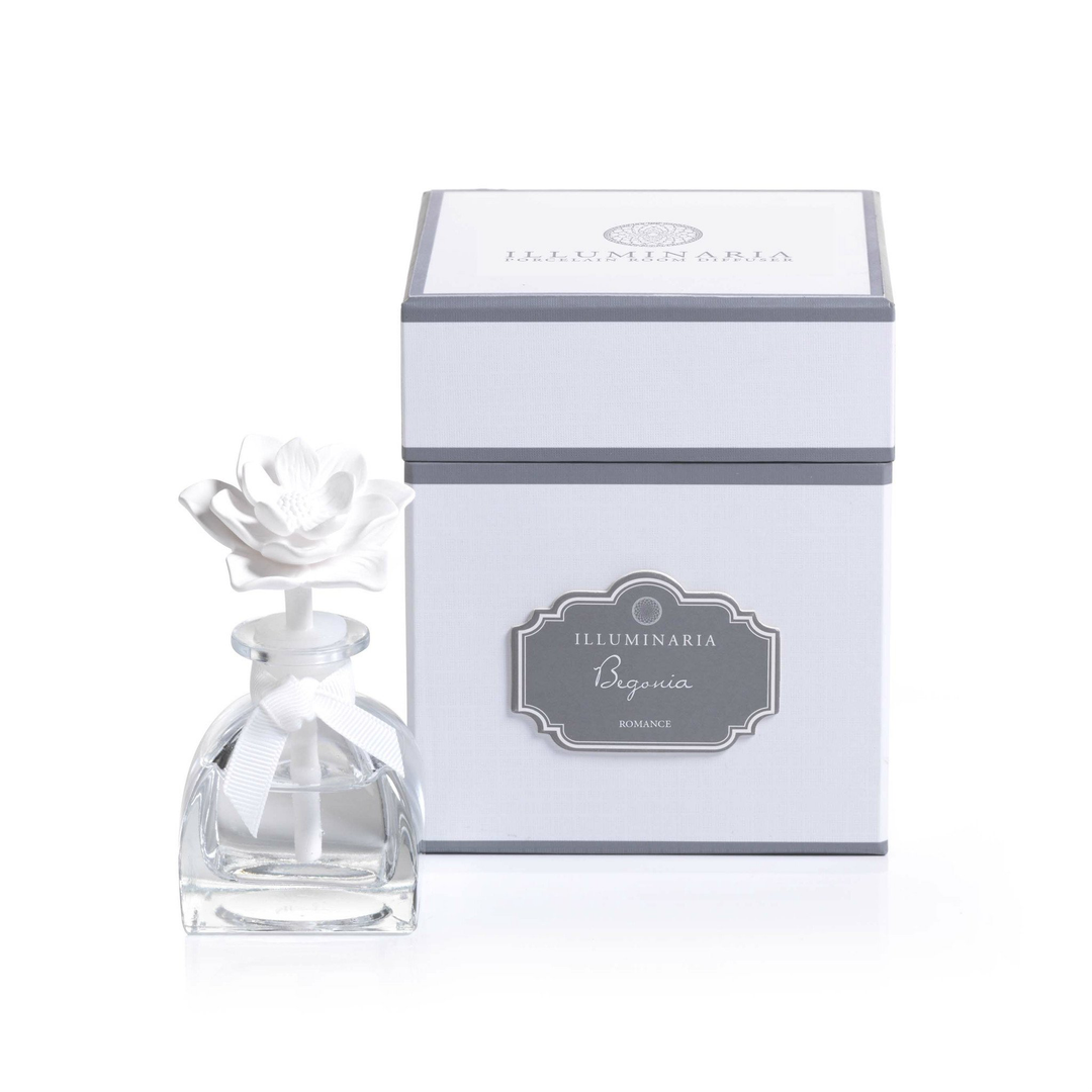 Begonia Mini Porcelain Diffuser - Kingfisher Road - Online Boutique