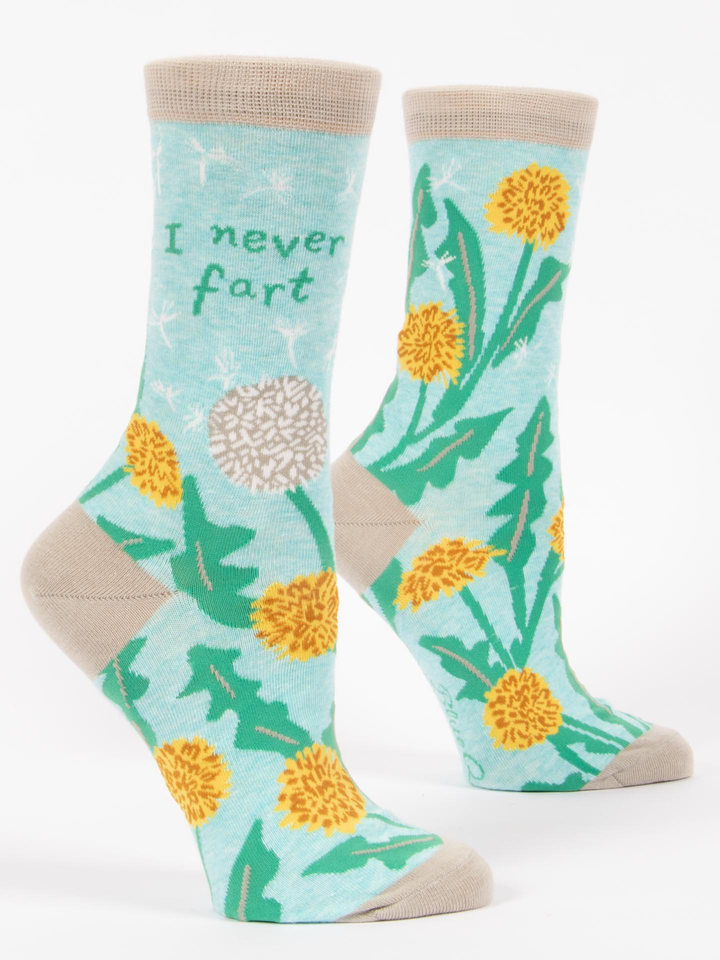 I Never Fart Women's Crew Socks - Kingfisher Road - Online Boutique
